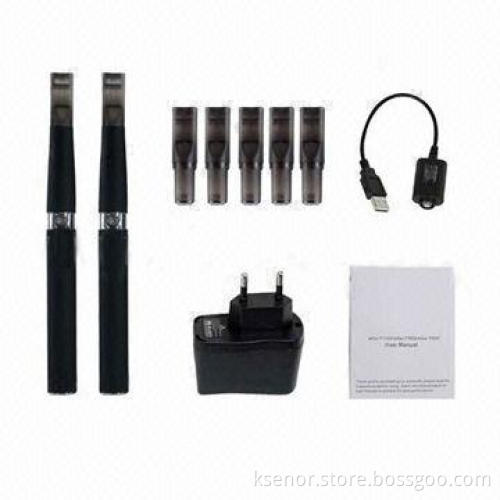 Classical eGo-T Tank E-cigarettes with High-quality 1,100mAh Capacity, Sized 118 x 14mm